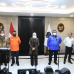 Menaker saat menyampaikan hasil pembahasan revisi Permenaker