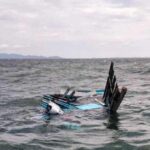 KM Patria Meranti karam di Perairan Karimun