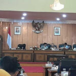 Rapat paripurna DPRD Karimun dengan agenda penyampaian Rancangan KUA-PPAS APBD 2024 beberapa waktu lalu. (JurnalTerkini.id/Rusdi)