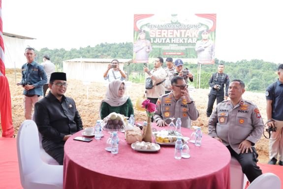 H. Bahktiar Apresiasi Gerakan Tanam Jagung Polda Kepri untuk Ketahanan Pangan